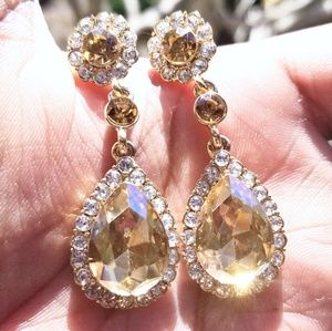 Mini Gold Chandelier Earrings